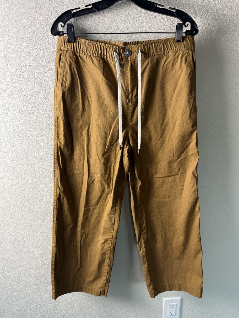 Vuori Wide Leg Ripstop Pants Tobacco Casual Active Athleisure Women’s Size Large
